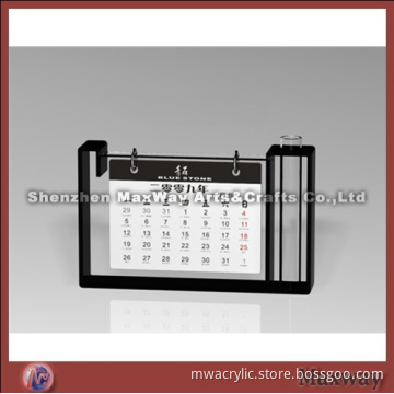 Black High Grade Finely Designed Acrylic Calendar Holder